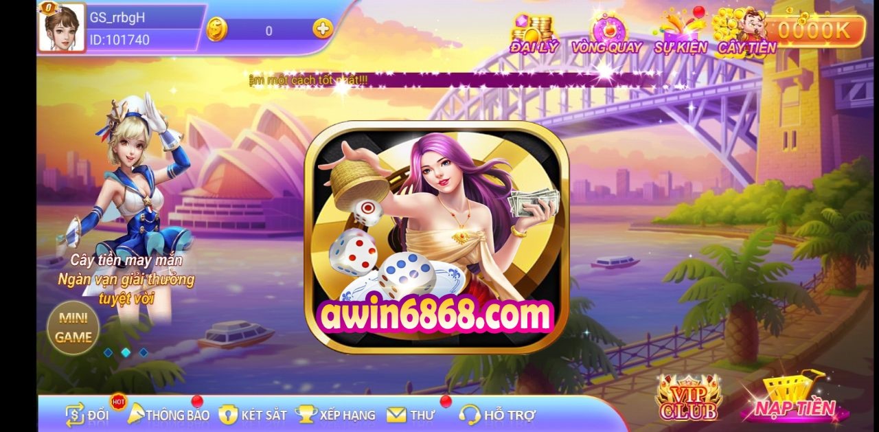 giao diện game awin68.com